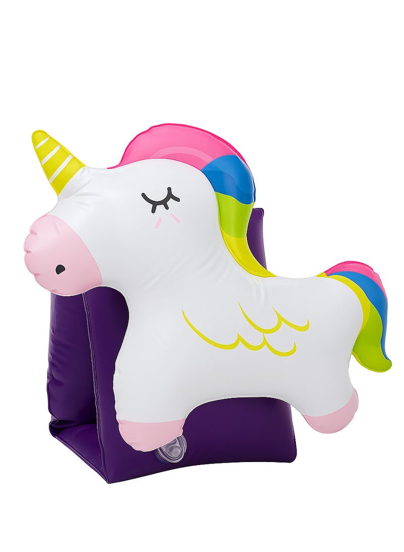 FLOBO Kids Inflatable Arm Bands Unicorn Style Floaties for Swimming Lightweight Leak Proof Safety Float Armband for Toddlers and Children Age 3 to 6 Years - Image 3