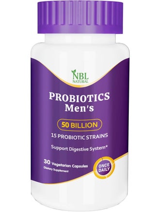 Probiotics for Men 50 Billion CFU 15 Probiotics And Organic Prebiotic Fiber for Digestive, Colon & Immune Support, Daily Gas Relief, 30 Capsules - pzsku/ZA85886F367AE8D86EE01Z/45/_/1699009060/1e6b7d15-e62d-4735-9acb-c6f16f96f032