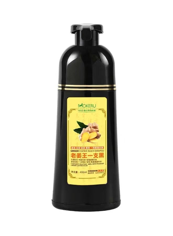 Mokeru Ginger Essence Black Hair Dyeing Shampoo, 500ml - Image 2