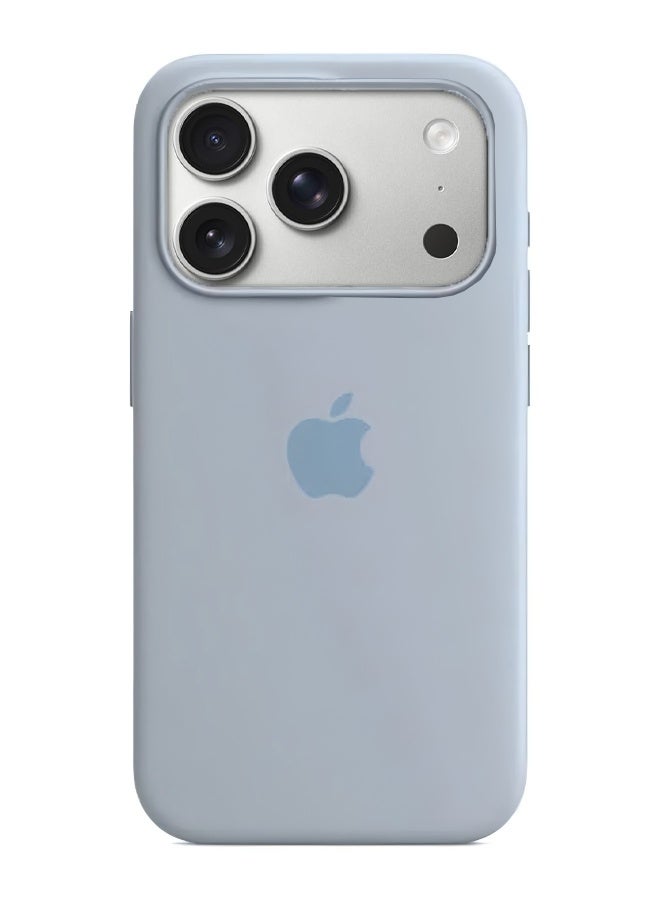 KASTWAVE iPhone 17 Pro Silicone Case Cover, Liquid Gel Soft Ultra Slim Shockproof Back Cover Full Body Protection, Easy To Disassemble – Baby Blue - Image 1