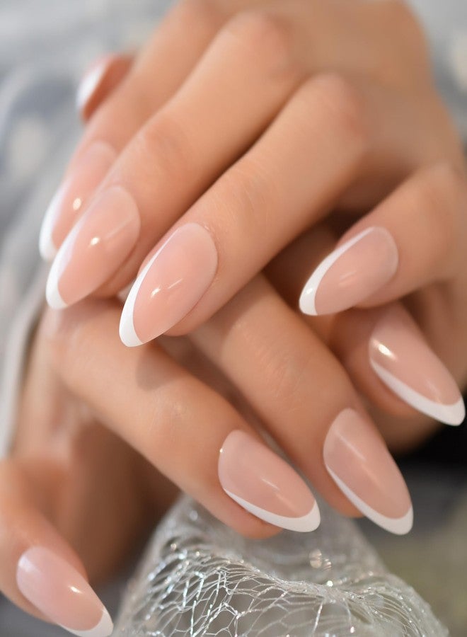 Gush Beauty Press On Nails | Reusable Nail Extensions | Artificial Fake Nails Set | For women (Champagne - Medium Round) - Image 1