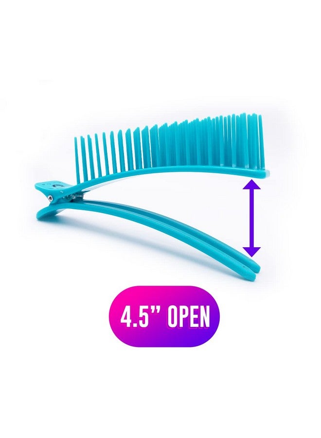 Colortrak Hair Sectioning Grip Clips (2 Pack) for Efficient Coloring, Cutting, and Styling - Brush-Like Top, Sectioning Bottom - Image 5