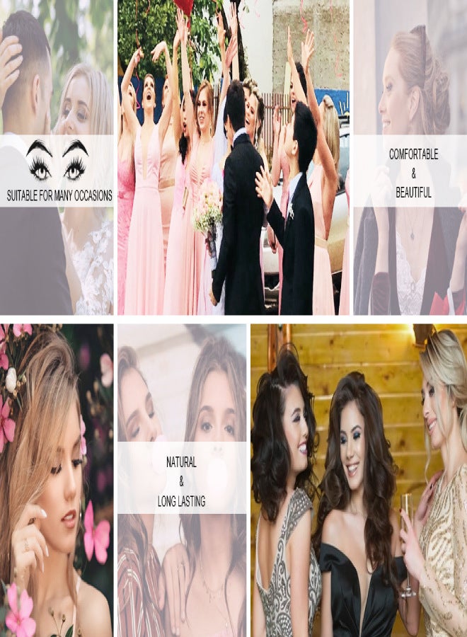 ماغيفي رموش صناعية مغناطيسية طبيعية سميكة مع ملقط وكحل - Image 3