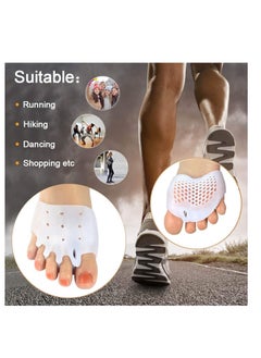 SYOSI Gel Metatarsal Pads, Ball of Foot Cushions with Breathable Honeycomb Toe Separator Neuroma Callus Metatarsal Foot Pain Relief Bunion Forefoot Cushioning Relief Women 3Pairs  - Image 5