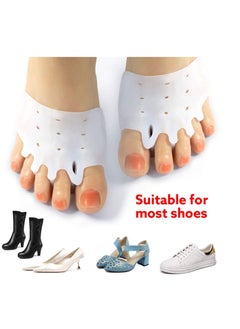 SYOSI Gel Metatarsal Pads, Ball of Foot Cushions with Breathable Honeycomb Toe Separator Neuroma Callus Metatarsal Foot Pain Relief Bunion Forefoot Cushioning Relief Women 3Pairs  - Image 3