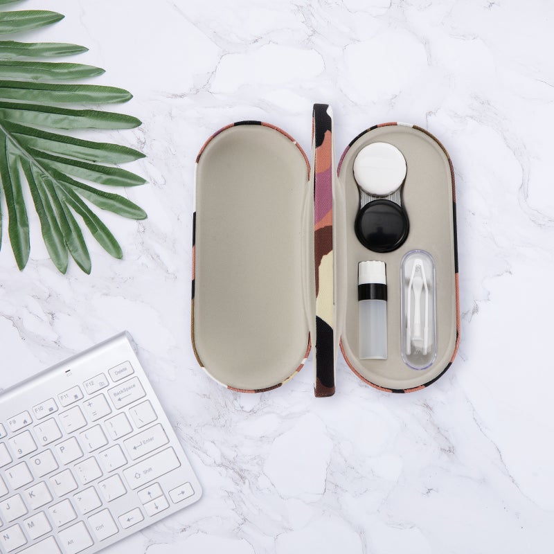 1 Set Camouflage Lens Case 2 in 1 Double Sided Portable Glasses Case - Image 5