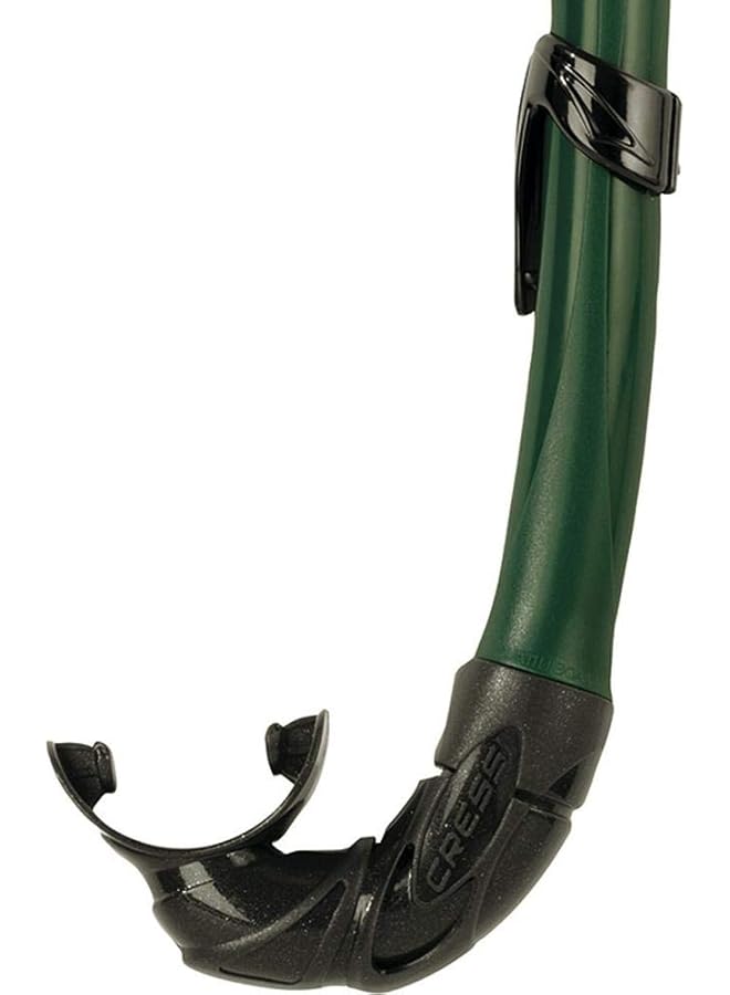 Cressi Corsica Flexible Rubber Snorkel For Scuba Diving Freediving And Spearfishing Solid And Camouflage Colors Made In Italy - Image 2