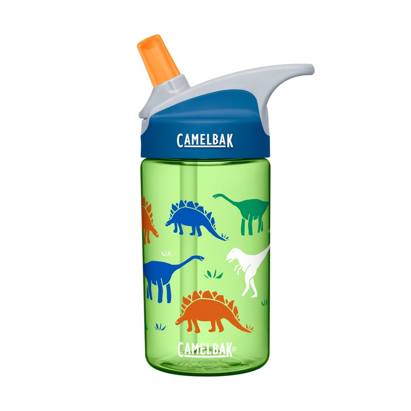 CamelBak Eddy Kids Big Bite Valve Straw Water Bottle Dinorama, 12oz - Image 1