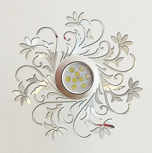 MEYA European Mirror Sticker for ceilling Decoration DIY Top ceilling Mirror Wall Sticker top Lighting The Ceiling Chandelier Around Decorative Mirror Frame Sticker - Image 3