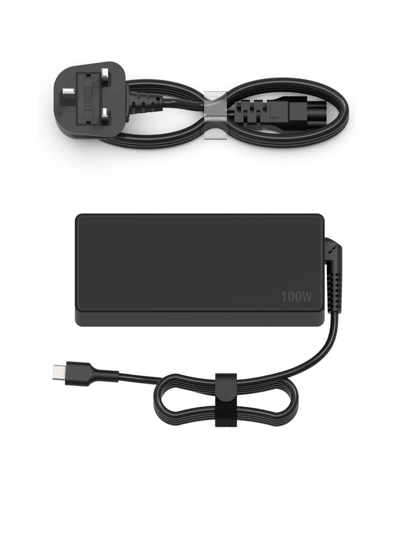 Terabyte Universal Laptop Charger PD 100W 90W USB C Power Adapter, Type C Power Supply Cord for MacBook Lenovo Dell HP Gateway Asus Acer Samsung LG Sony Monitor TV and More Type C Devices C0077 - Image 1
