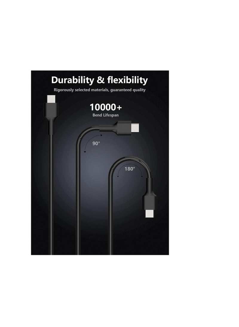 Terabyte Universal Laptop Charger PD 100W 90W USB C Power Adapter, Type C Power Supply Cord for MacBook Lenovo Dell HP Gateway Asus Acer Samsung LG Sony Monitor TV and More Type C Devices C0077 - Image 5