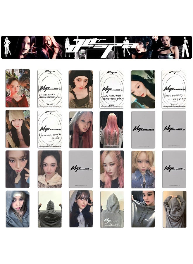 NIBEMINENT 4 Pcs Kpop AESPA Whiplash Lomo Cards Card For Fans Collection Gifts - Image 2