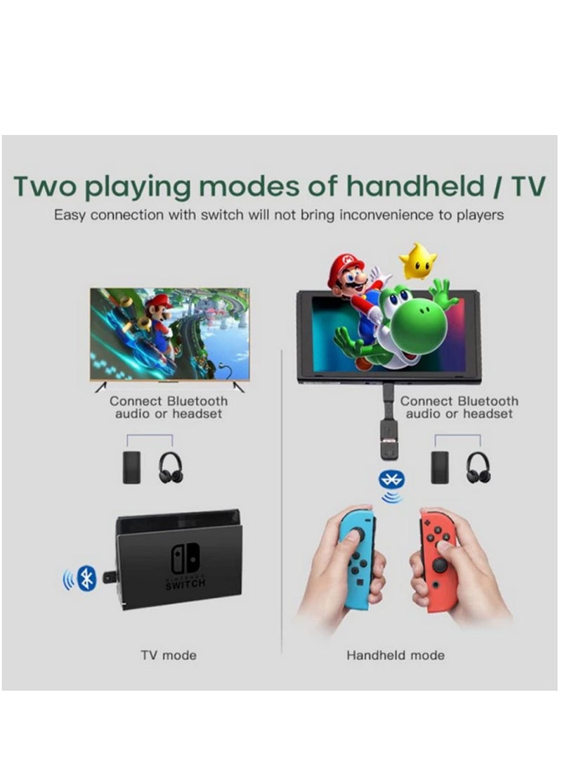Generic - Compatible With PS5 Bluetooth Wireless Headset Adapter Transmitter Support PS5/PS4/ SWITCH/PC Wireless Bluetooth Receiver Adapter - Image 1