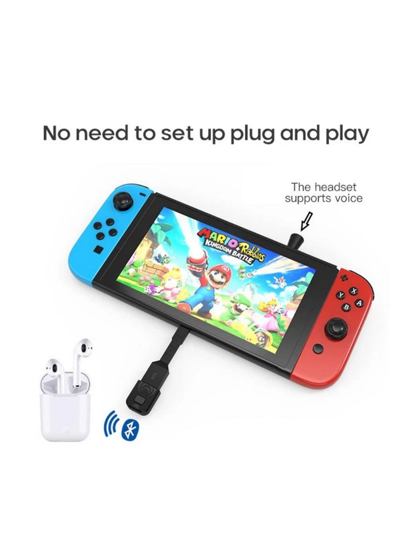 Generic - Compatible With PS5 Bluetooth Wireless Headset Adapter Transmitter Support PS5/PS4/ SWITCH/PC Wireless Bluetooth Receiver Adapter - Image 1