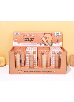 Refers To Creative Kappi Bala Flashlight 103 Small Flashlight Plastic Material Outdoor Lighting Mini Flashlight-Product Specifications:(order According To The Display Box In Multiples Of 16/box) Xz-40602 Capibala Flashlight 103