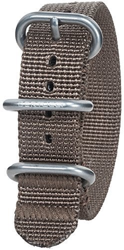 BERTUCCI DX3 B-119 16mm Dark Khaki Nylon Watch Band - Image 2