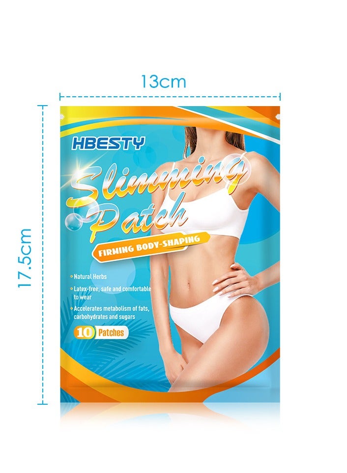 HBESTY 10pcs Wormwood Patch, Made Of Natural Mugwort, Effectively FIRMING BODY-SHAPING By Dispelling Moisture And Grease. - Image 2