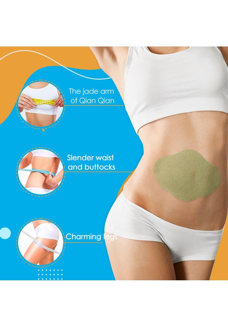 HBESTY 10pcs Wormwood Patch, Made Of Natural Mugwort, Effectively FIRMING BODY-SHAPING By Dispelling Moisture And Grease. - Image 4