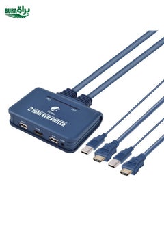 BW-21UHB 2 Port 2 In 1 Out HDMI KVM Switch