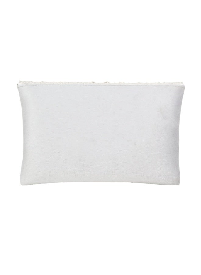 Dollar's Fashion Women’s Suede Clutch, Stylish Handheld Purse, Lightweight Fashion Accessory, Elegant Casual Party Travel Bag, Trendy Everyday Work Shopping Tote (Silver) - Image 4