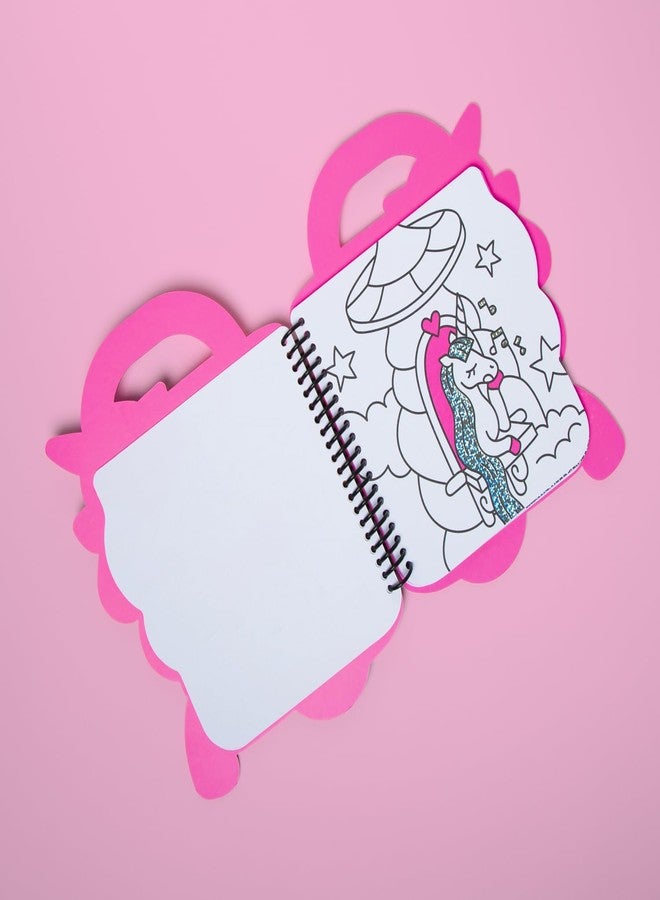 Omy Super Coloring Book - Unicorn | Enter a Magical World of Rainbows, Sparkles, and Imagination | 35 Pages, 2 Sticker Sheets, 5 Wax Crayons | Creative Play for Kids Ages 3 and Up - Image 3