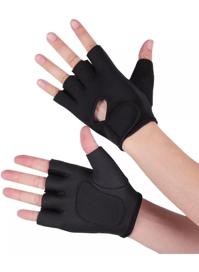 Cycling & Fitness Gloves, Breathable Workout and Weightlifting Gloves with Finger Protection for Gym, Cycling and Sports - Image 1