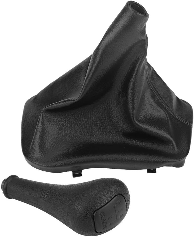 woobles 4 Speed Gear Stick Shift Knob + Gaiter Boot Cover for Benz W123 W140 W20 C - Image 1