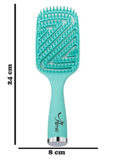 PRIME Wet Curly Detangling HairBrush & Hair Scalp Massage Comb Easy to Clean Comb Styling Curling Straightening Tools for Salon Home Use  - Image 5