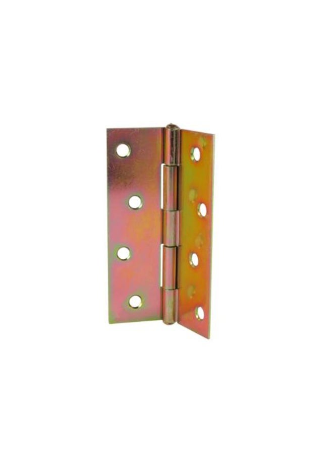 Epsilon 4" Door Hinges EPSNS1390 Pack of 2 - Heavy Duty Zinc Plated Universal Hinges for Cabinets, Doors, Cupboards, Windows & Gates - Self-Drill Easy Installation Hardware - Golden Finish - Image 2