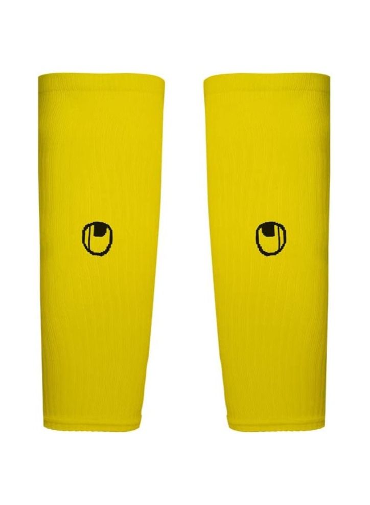 uhlsport Shin Guard Socks, Foam With High Impact Absorption For Football Maximum Flexibility Rib Design At The Calf Slime Fit