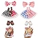 WALLFID Mini Doll Clothes for 10cm Dolls Fashion Outfits Accessories Set Compatible with Pin for Love Series Mix Match for DressUp Display Role Play Photos No Doll Coffee Dress - Image 2