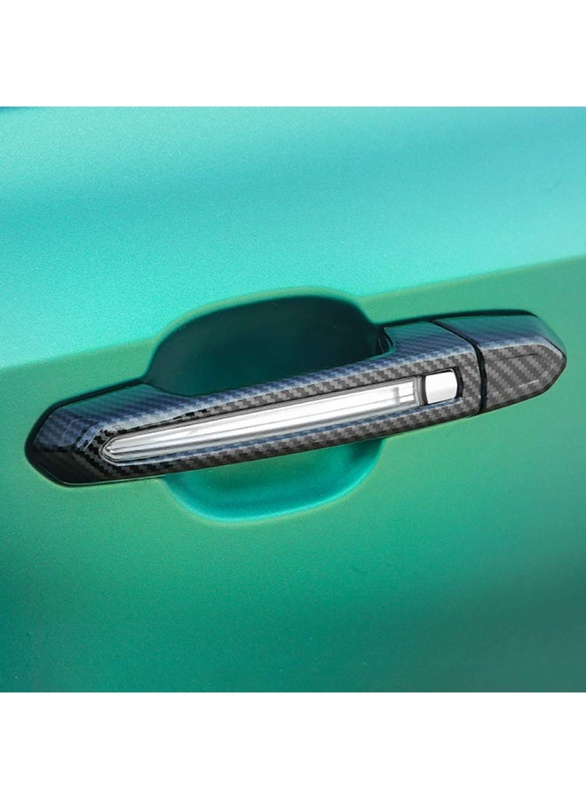 Aokio  ABS Exterior Door Handle Cover Sticker Trim for Cadillac XT4 XT5 XT6 CT4 CT6 ATS XTS CTS Accessories 2013 2014 2015 2016 2017 2018 2019 2020 2021 2022 2024  Carbon Fiber Color - Image 1