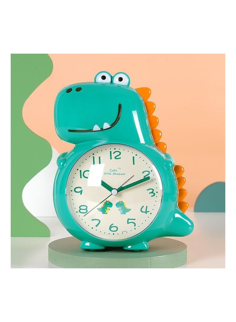 KUYING Students Use Bedside Mute Multifunctional Cute Cartoon Talkative Music Creative Children Alarm Clock 