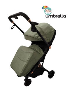 umbrella Stroller umbrella X5  flip arm High quality-dark green  - Image 3
