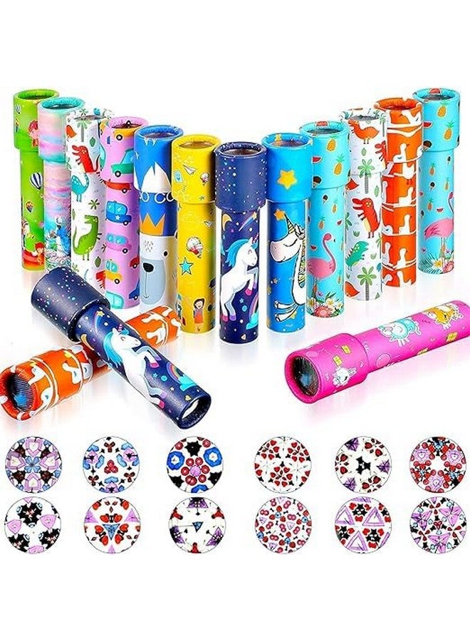 SAMVARDHAN Return Gifts For Kids Birthday -12Pcs Kaleidoscope For Kids-Best Birthday Return Gifts For Kids Party/Birthday Party In Bulk Ideas/Unique Kalidoscope Girls Boys Teens Favors,Multicolor - Image 1