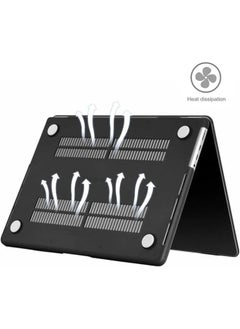erorex Case Compatible For New Macbook Pro 14 Inch 2024 2023 2022 2021 M4 A3112 A3185 A3401 M3 A2918 A2992 M2 A2779 M1 A2442 Pro Max Chip With Touch Id Laptop Plastic Hard Shell Cover Matte Black  - Image 3