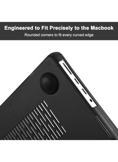 erorex Case Compatible For New Macbook Pro 14 Inch 2024 2023 2022 2021 M4 A3112 A3185 A3401 M3 A2918 A2992 M2 A2779 M1 A2442 Pro Max Chip With Touch Id Laptop Plastic Hard Shell Cover Matte Black  - Image 5