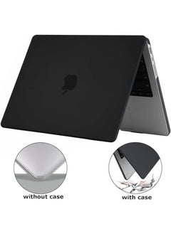 erorex Case Compatible For New Macbook Pro 14 Inch 2024 2023 2022 2021 M4 A3112 A3185 A3401 M3 A2918 A2992 M2 A2779 M1 A2442 Pro Max Chip With Touch Id Laptop Plastic Hard Shell Cover Matte Black  - Image 2