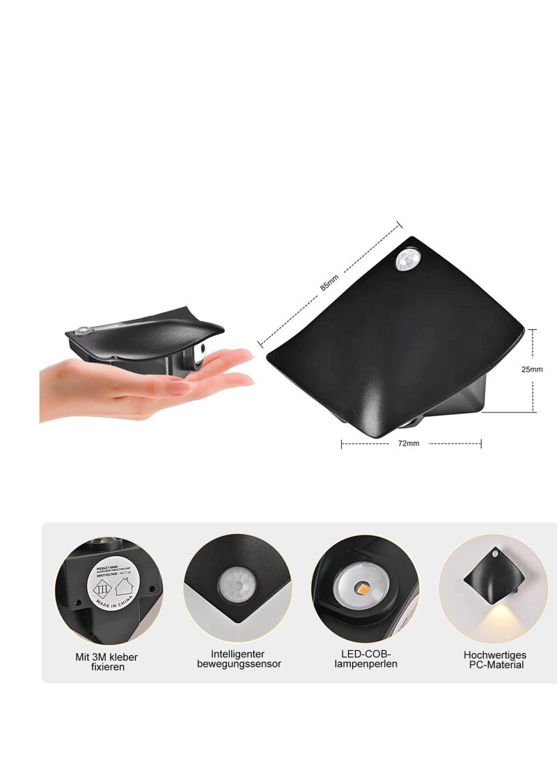 Y&D 2 Pack USB Rechargeable Night Light, Motion Sensor Light Indoor, Brightness Adjustable with Adhesive Pads and Magnet, Suitable for Closet, Cabinet, Kitchen, Bedroom Wall  - Image 5
