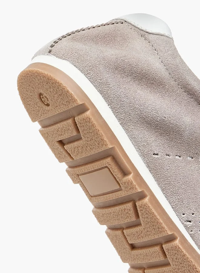 Celeste Women Leather Ankle Sneakers With Lace-Up Closure