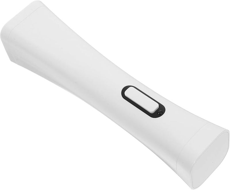 فتاحة زجاجات النبيذ الكهربائية القابلة لإعادة الشحن، هيكل من مادة ABS، زر تشغيل واحد، مدمجة، باللون الأبيض - Image 1