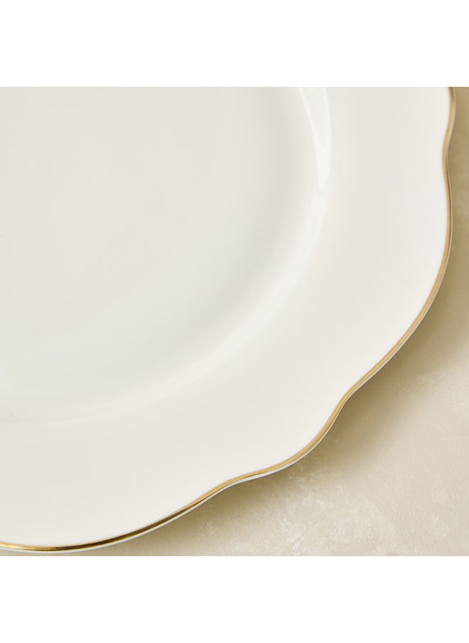 Home Box طبق عشاء عاجي 27 × 2 × 27 سم  - Image 3