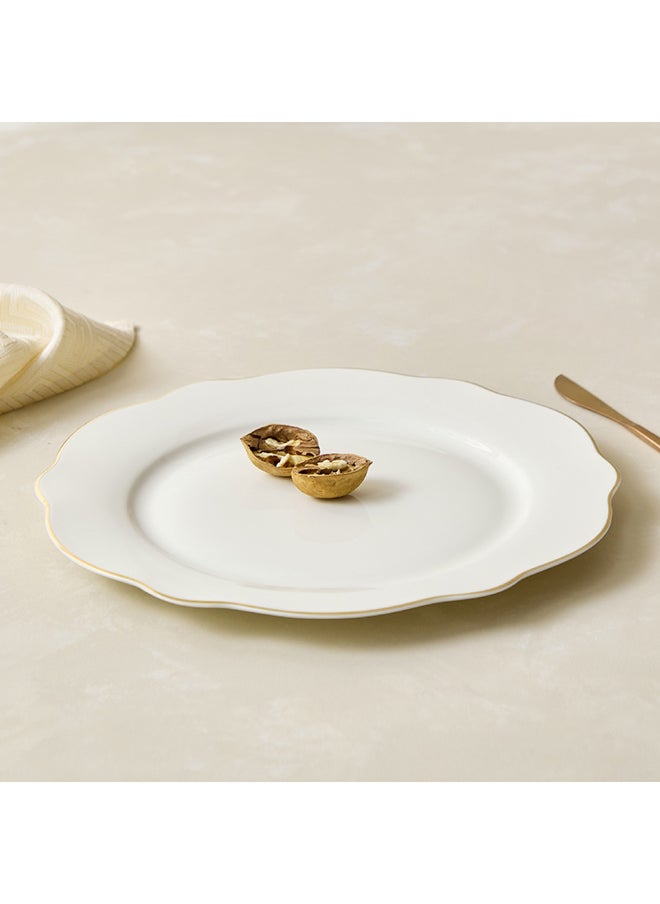 Home Box طبق عشاء عاجي 27 × 2 × 27 سم  - Image 1