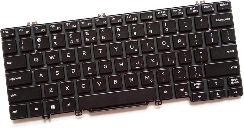 Black Replacement Backlit Keyboard US Layout for Dell Latitude 300 E7300 5300 Laptop - Image 4