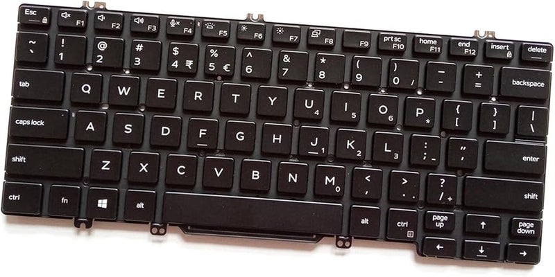 Black Replacement Backlit Keyboard US Layout for Dell Latitude 300 E7300 5300 Laptop - Image 3