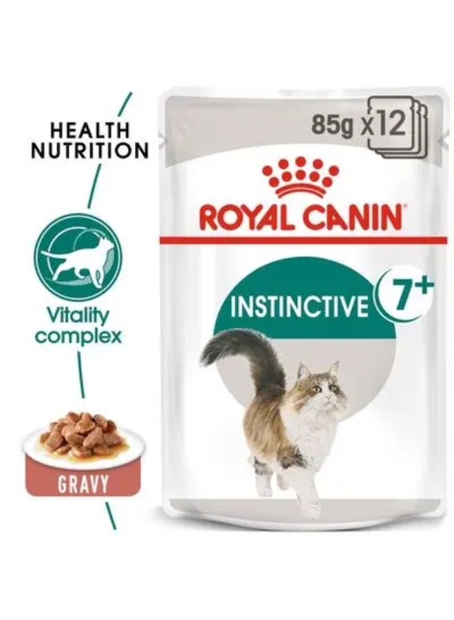 Royal Canin Feline Health Nutrition Instinctive Adult Cats Gravy (Wet Food-Pouches) 12x85g - Image 3