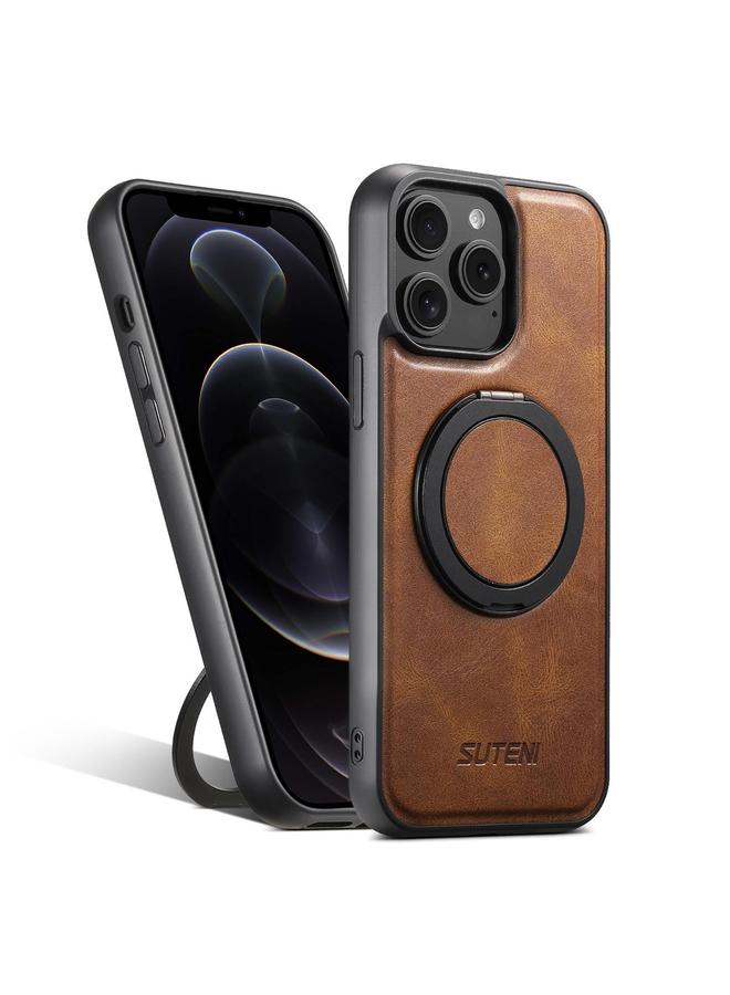 سوتين جراب لهاتف iPhone 12 Pro G3 مزود بحامل شمع زيتي دوار 360 درجة مع جراب خلفي MagSafe للهاتف - Image 1