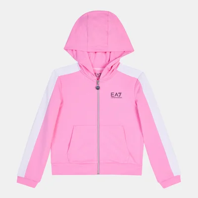 EA7 Emporio Armani Kids' Colour-Block Full-Zip Hoodie