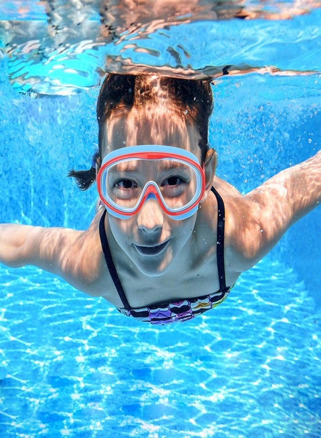 Kresal Waterproof Anti-fog Large Frame HD Swimming Goggles Silicone Goggles Fashion - Trendy Swimming Goggles for Men and Women - Multicolor - Image 1
