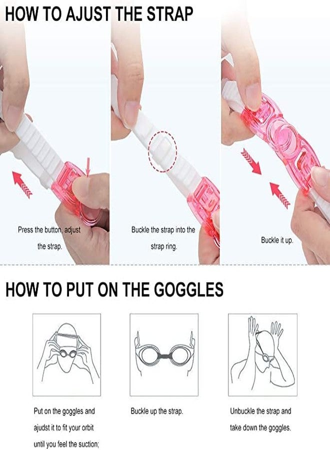 Kresal Waterproof Anti-fog Large Frame HD Swimming Goggles Silicone Goggles Fashion - Trendy Swimming Goggles for Men and Women - Multicolor - Image 4